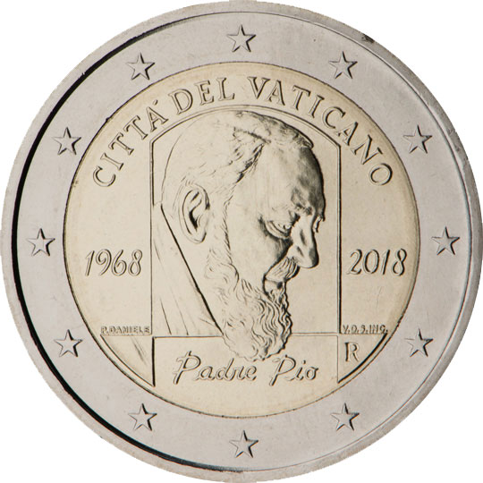 Face commémorative des pièces de 2 euros Face commémorative des pièces de 2 euros